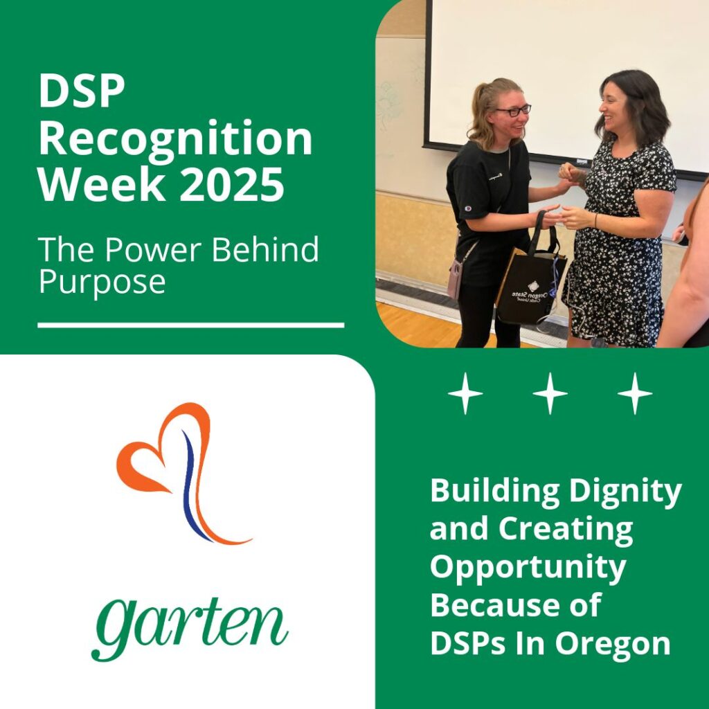 One of our Summer Youth Employment program cohorts enjoying graduation with her job coach. 