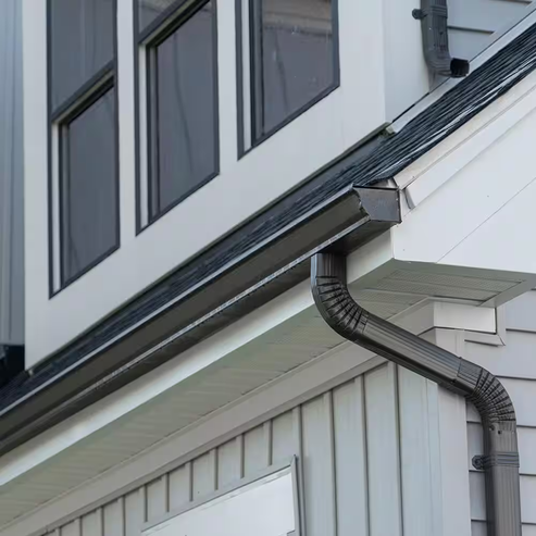 Gutter installation.